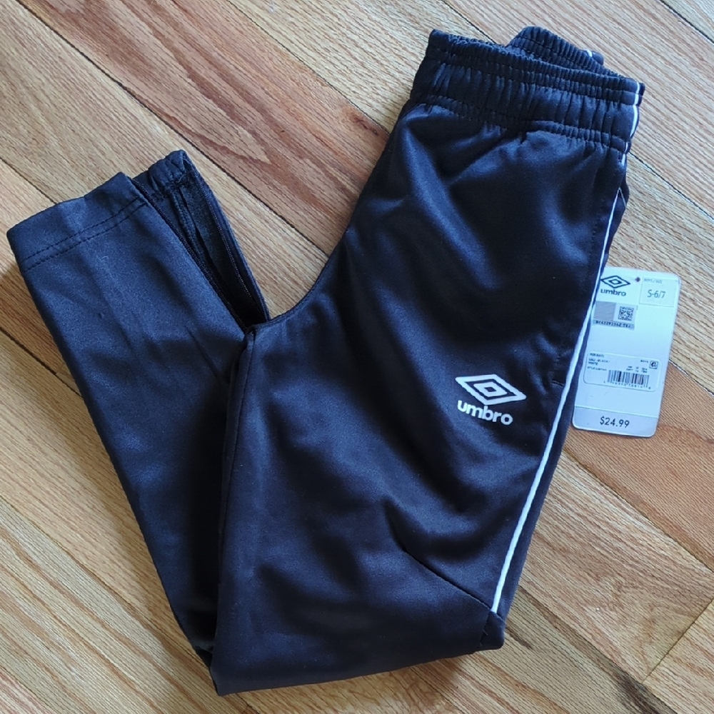 Umbro Kids Black Track Pants